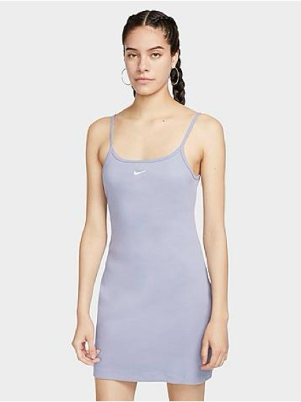 Nike NSW Essentials Ribbed Lifestyle Dress lavender purple Size x-large 1X